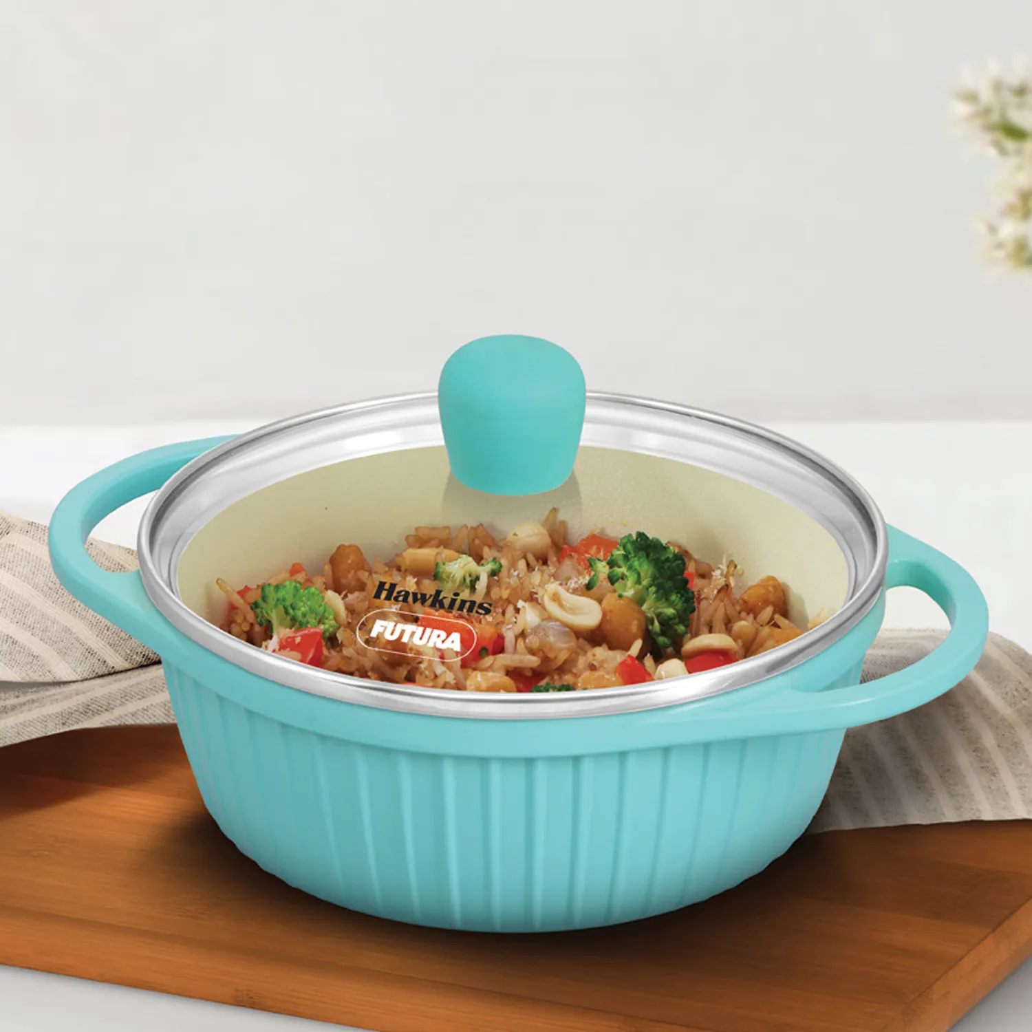 Aqua Baby Casserole 1.25 Litre with Glass Lid (UBC125G)