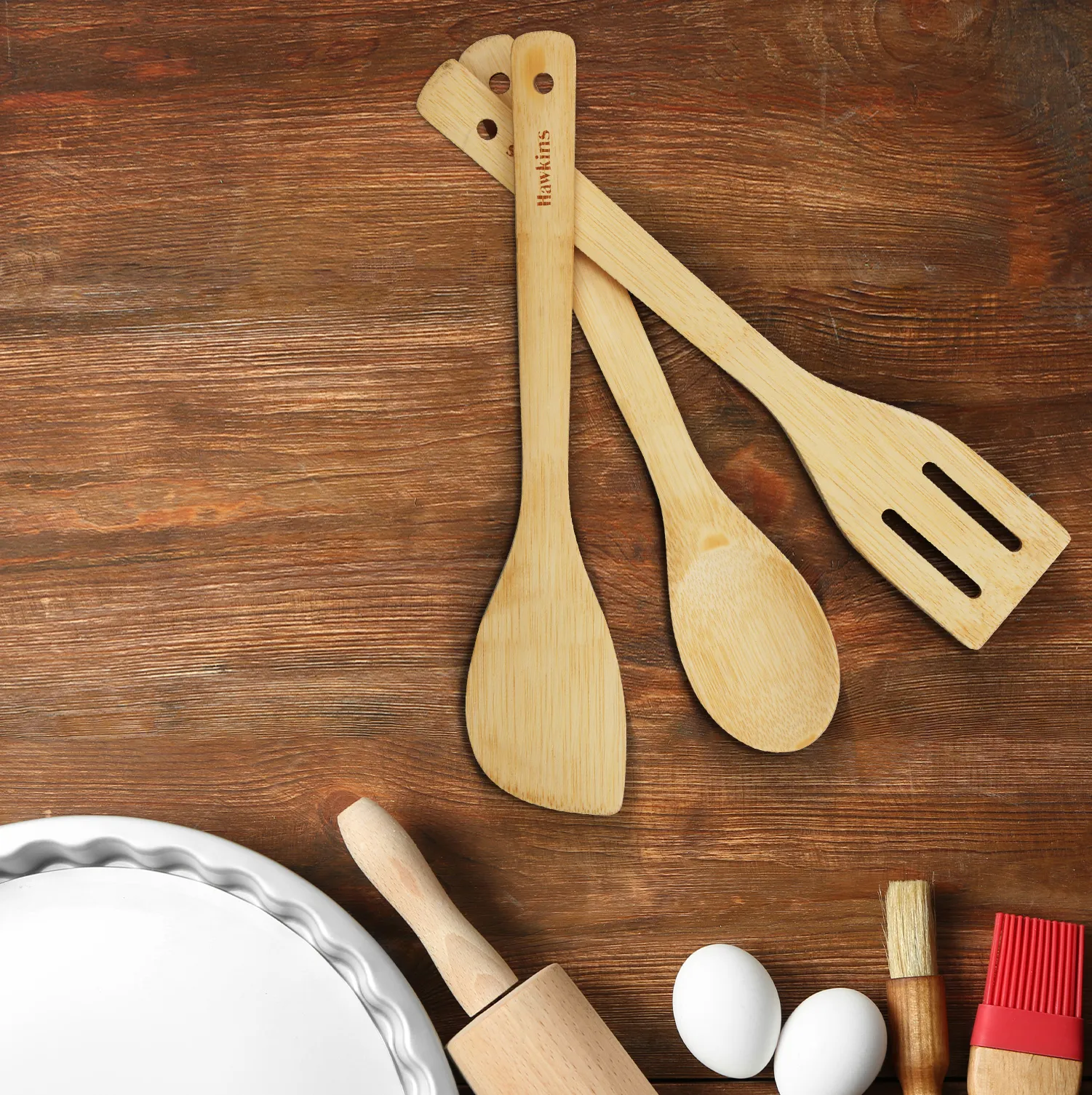 Bamboo Spatula - Set of 3 (BSPTL3N)