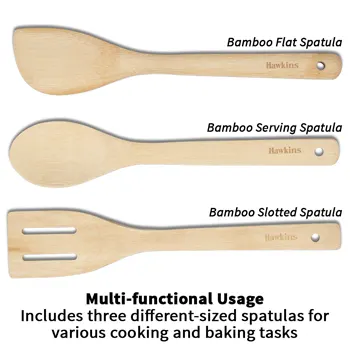 Bamboo Spatula - Set of 3 (BSPTL3N) - Image 2