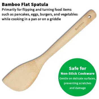 Bamboo Spatula - Set of 3 (BSPTL3N) - Image 5