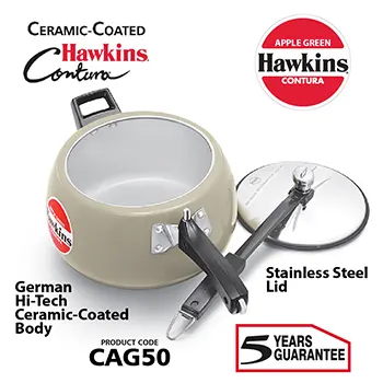 Ceramic-Coated Hawkins Contura (Apple Green) 5 Litre (CAG50) - Image 2