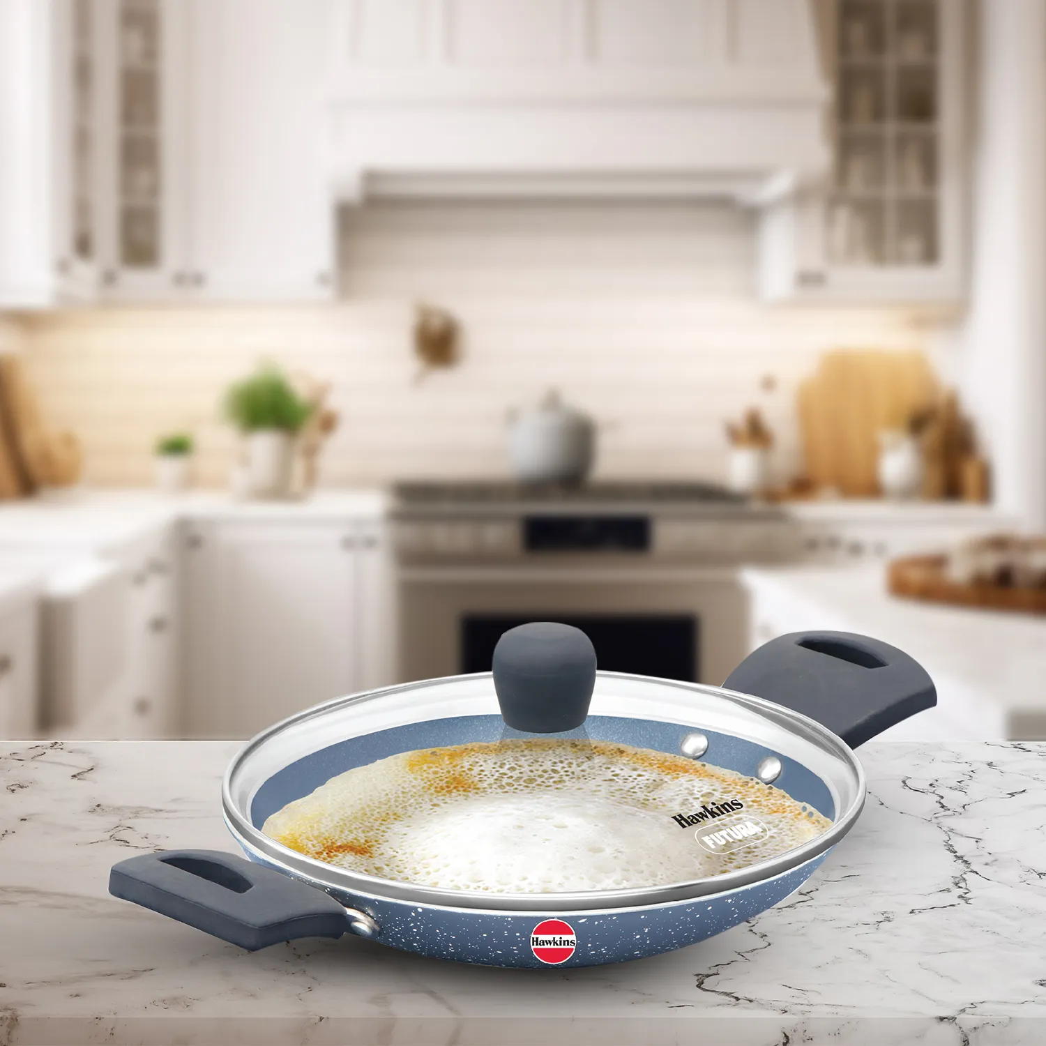 Ceramic Nonstick Appachatty 0.9 Litre with Glass Lid (CA09G)