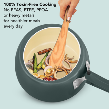 Cerenity 3 Litre Pressure Cooker, Olive Green (ICG30) - Image 3