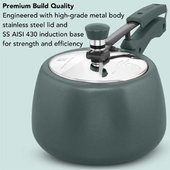 Cerenity 3 Litre Pressure Cooker, Olive Green (ICG30) - Image 4