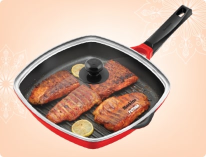 Die Cast Grill Pan 30 cm with Glass Lid (DCGP30G) - Image 7