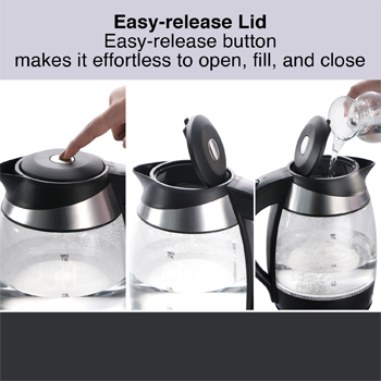 Futura 1.8 Litre Electric Glass Kettle (FKTB1) - Image 4
