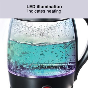 Futura 1.8 Litre Electric Glass Kettle (FKTB1) - Image 5