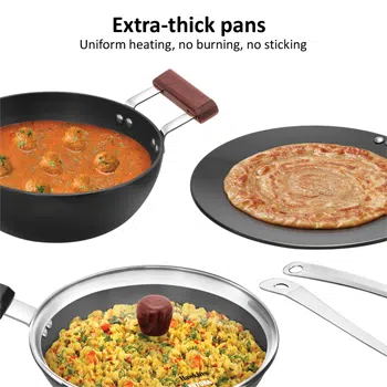Futura 6-Piece Hard Anodised Induction Gift Set (HAGP1) - Image 5