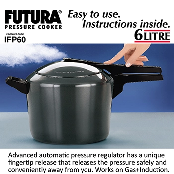 Futura Hard Anodised 6 Litre (IFP60) - Image 2