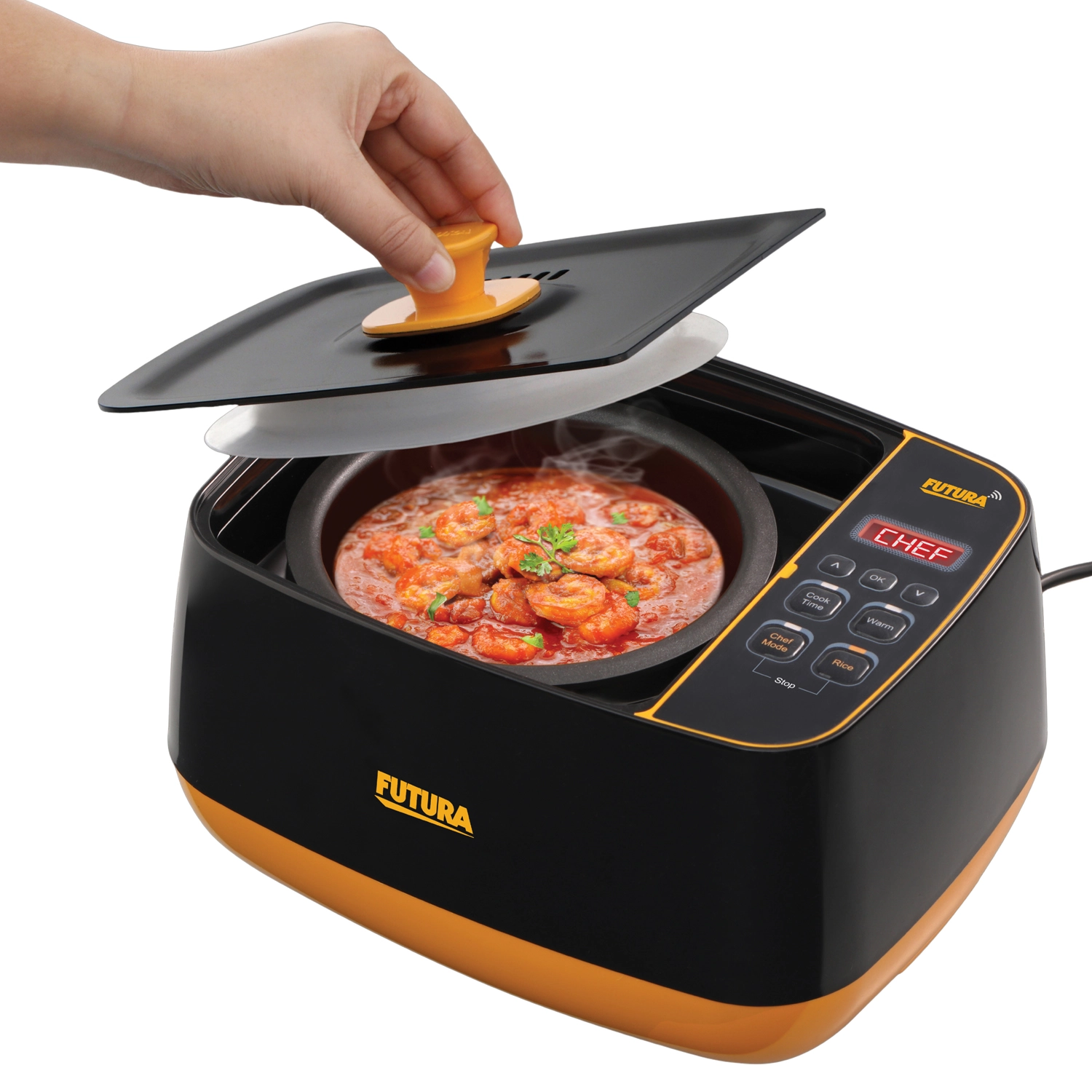 Futura Smartpot with Smart App, 2 Litre Smart Electric Cooker (FSP1W)