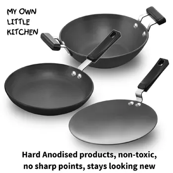 Hard Anodised Toy Kitchen Set (CWMIN) - Image 5