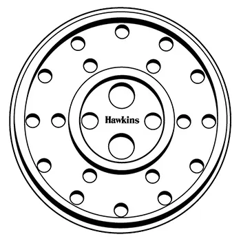 Hawkins Aluminium Grid - 17 cm DIA (GRID17AL)