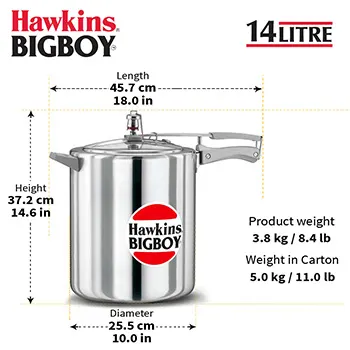 Hawkins Bigboy 14 Litre (BB14) - Image 5