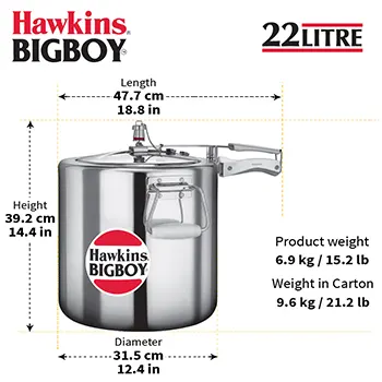Hawkins Bigboy 22 Litre (BB22) - Image 4