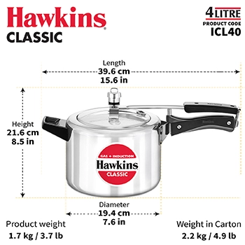 Hawkins Classic 4 Litre (ICL40) - Image 4