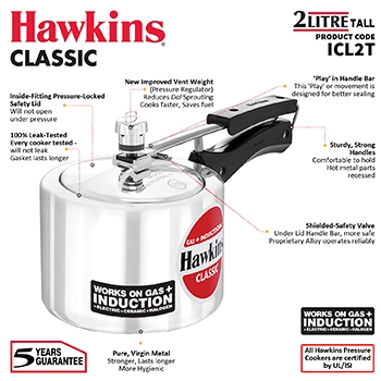 Hawkins Classic (Tall) 2 Litre (ICL2T) - Image 3