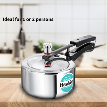 Hawkins Classic Tri-Ply Stainless Steel 1.5 Litre (SSTCL15) - Image 2