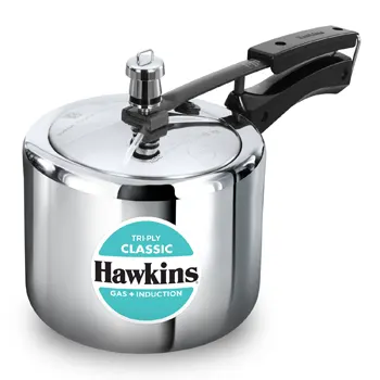 Hawkins Classic Tri-Ply Stainless Steel 3 Litre Tall (SSTCL3T)