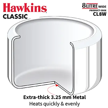 Hawkins Classic (Wide) 8 Litre (CL8W) - Image 3