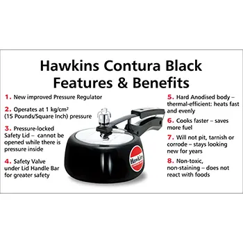 Hawkins Contura Black 1.5 Litre (CB15) - Image 3
