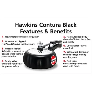 Hawkins Contura Black 2 Litre (CB20) - Image 3
