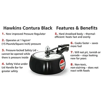 Hawkins Contura Black 3.5 Litre (CB35) - Image 3