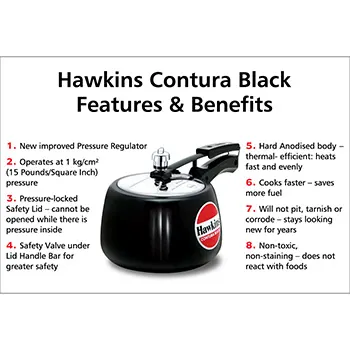 Hawkins Contura Black 3 Litre (CB30) - Image 3