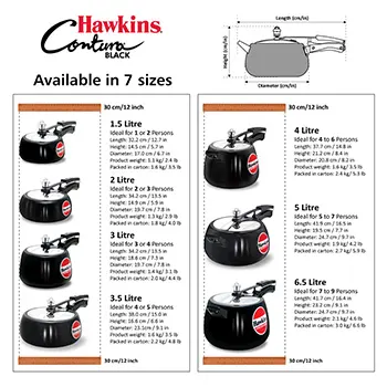 Hawkins Contura Black 6.5 Litre (CB65) - Image 6