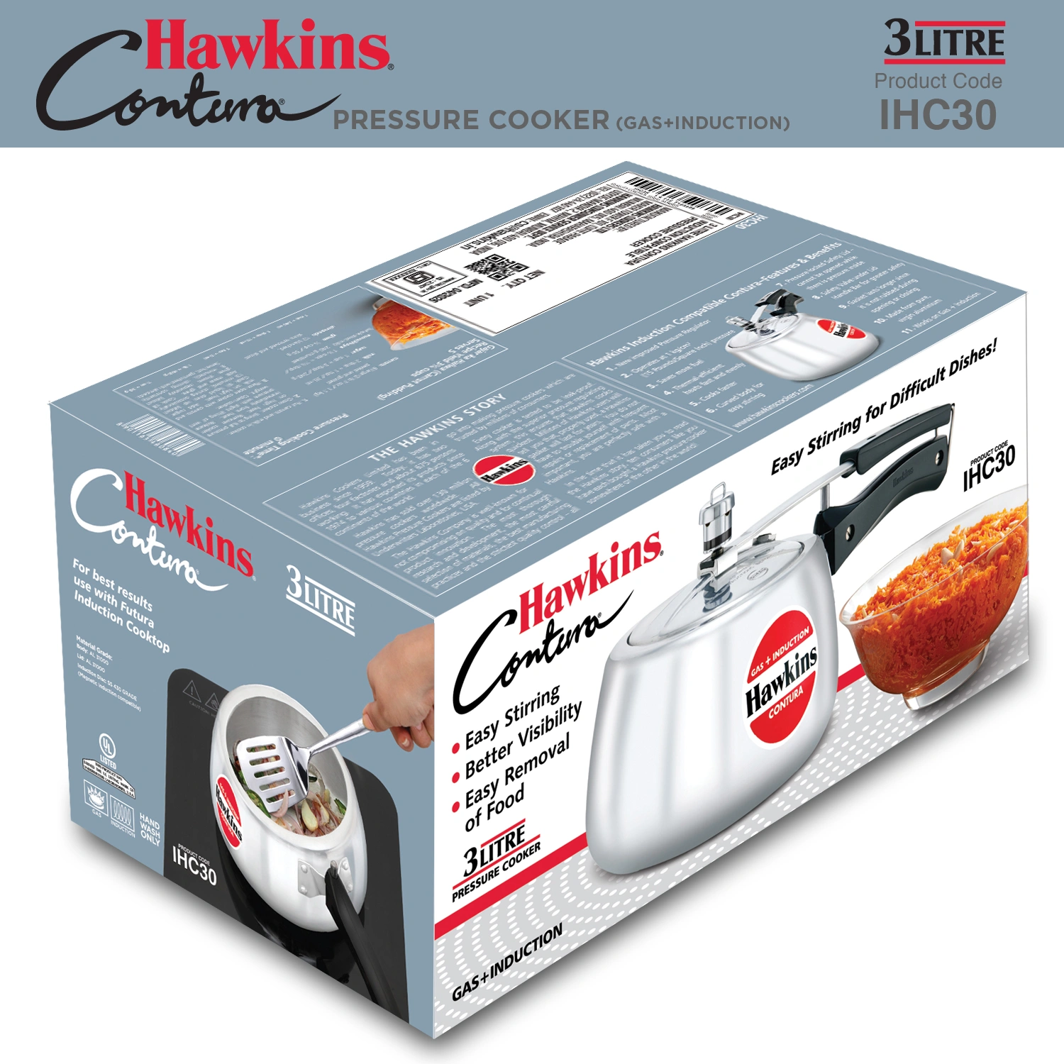 Hawkins Contura Induction 3 Litre (IHC30) - Image 6
