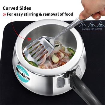 Hawkins Contura Tri-Ply Stainless Steel 3 Litre (SSTCO30) - Image 3
