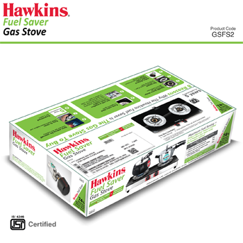 Hawkins Fuel Saver 2 Burner Gas Stove (GSFS2) - Image 6