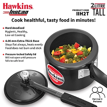 Hawkins Instaa 2 Litre Tall (IIH2T) - Image 2