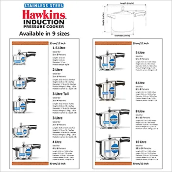 Hawkins Stainless Steel 4 Litre (HSS40) - Image 6