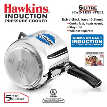 Hawkins Stainless Steel 6 Litre (HSS60) - Image 2