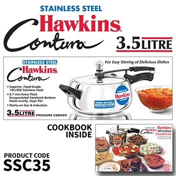 Hawkins Stainless Steel Contura 3.5 Litre (SSC35) - Image 2