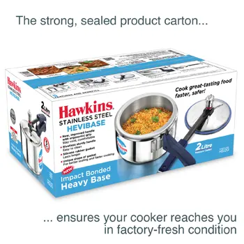 Hawkins Stainless Steel Hevibase 2 Litre (Impact Bonded Base) (HSI20) - Image 5