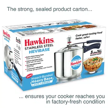 Hawkins Stainless Steel Hevibase 3 Litre (Impact Bonded Base) (HSI3T) - Image 6