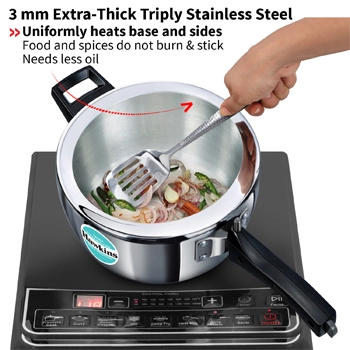 Hawkins Tri-Ply Ventura Stainless Steel 2.5 Litre (HSST25) - Image 2