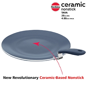 Induction Compatible Ceramic Nonstick Tava 28 cm (ICT28) - Image 2