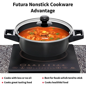 Induction Compatible Cook n Serve Casserole 2 Litre with Glass lid (INCB20G) - Image 5