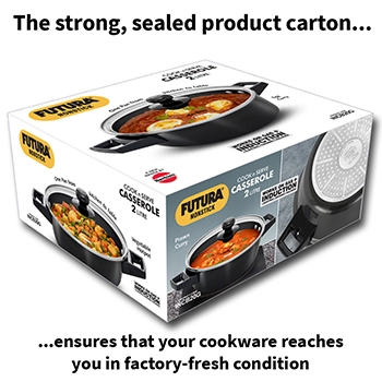 Induction Compatible Cook n Serve Casserole 2 Litre with Glass lid (INCB20G) - Image 6