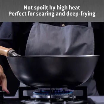 Induction Compatible Futura Ironman Slim Cast Iron Kadhai 4.75 Litre Stir-Fry Wok (IMW475) - Image 3