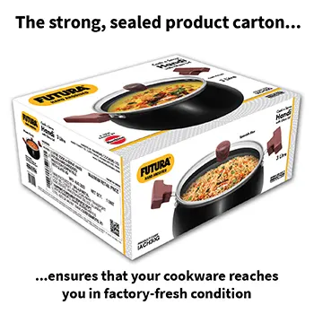 Induction Compatible Hard Anodised Cook-n-Serve Handi 3 Litre (IACH30G) - Image 6
