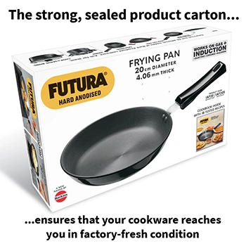 Induction Compatible Hard Anodised Frying Pan 20 cm (3.25 mm Thick) (IAF20) - Image 6