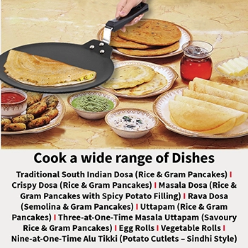 Induction Compatible Nonstick Dosa Tava 30 cm (INDT30) - Image 5