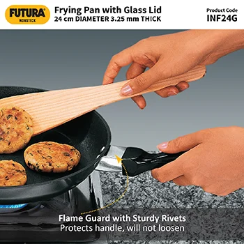 Induction Compatible Nonstick Flat Tava 24 cm (3.25 mm Thick) (INF24G) - Image 5