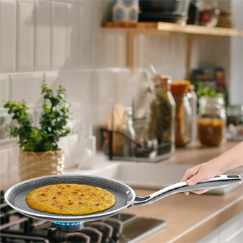 Induction Compatible Pro SS Tri-ply Shielded Nonstick Flat Tava 26 cm (PSNFT26)