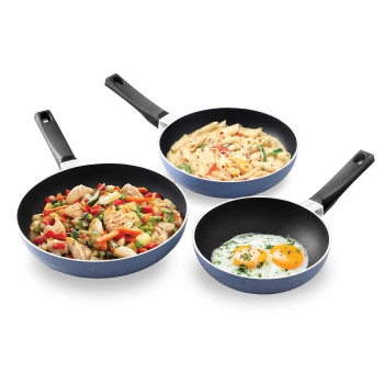 Induction Compatible Quik Kitchen Gift Pack - a set of 3 Frying Pans (IQFS) - Image 2