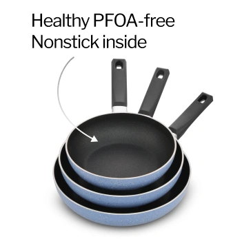 Induction Compatible Quik Kitchen Gift Pack - a set of 3 Frying Pans (IQFS) - Image 3