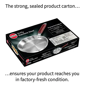 Induction Compatible SS Tri-ply Frying Pan 20 cm (3 mm Thick) (SSF20) - Image 4